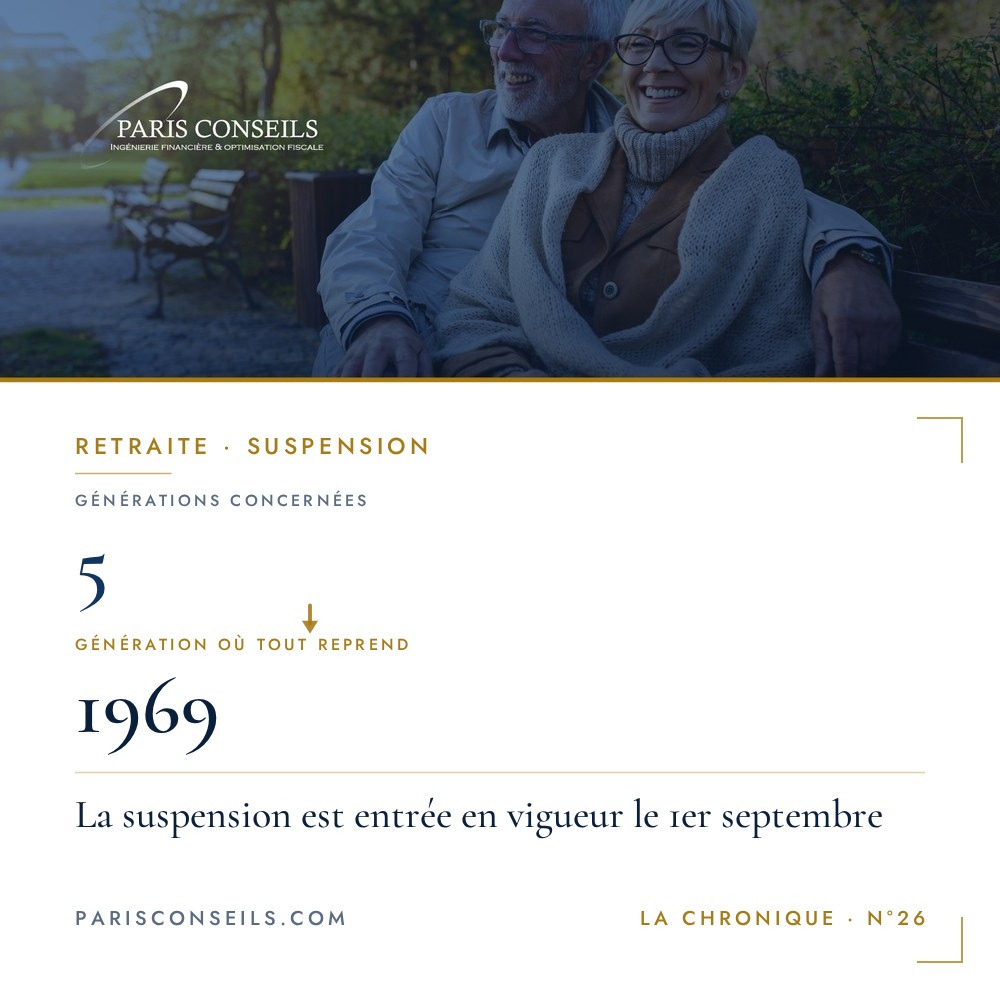 Né en 1964 vous partez plus tôt, né en 1969 rien ne change