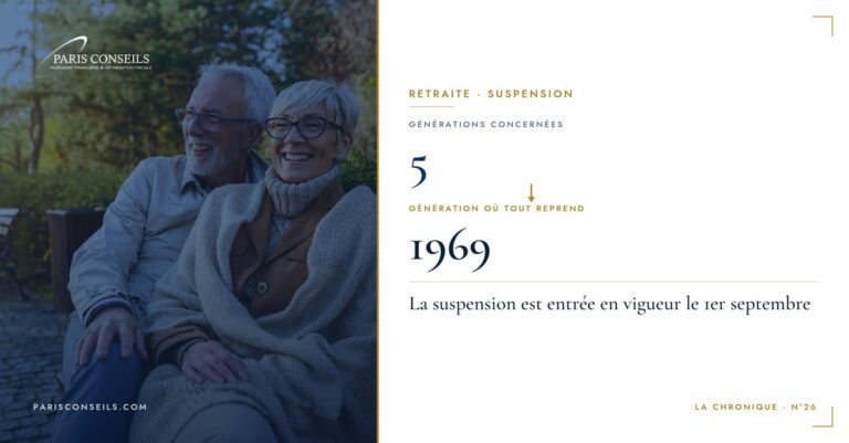 Né en 1964 vous partez plus tôt, né en 1969 rien ne change